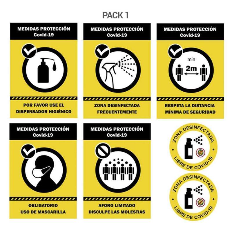 Pack carteles hostelería segura